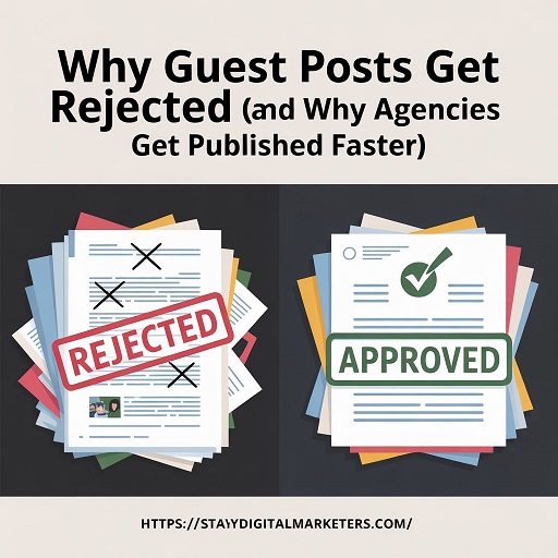 Why Guest Posts Get Rejected (And Why Agencies Get Published Faster)