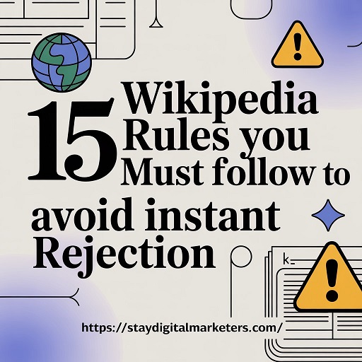15 Wikipedia Rules You Must Follow to Avoid Instant Rejection
