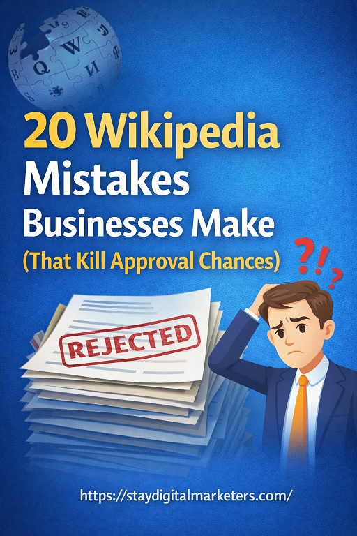 20 Wikipedia Mistakes Businesses Make (That Kill Approval Chances)