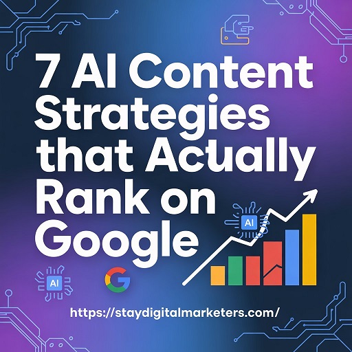 7 AI Content Strategies That Actually Rank on Google