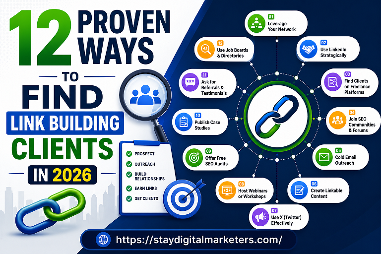 12 Proven Ways to Find Link Building Clients in 2026
