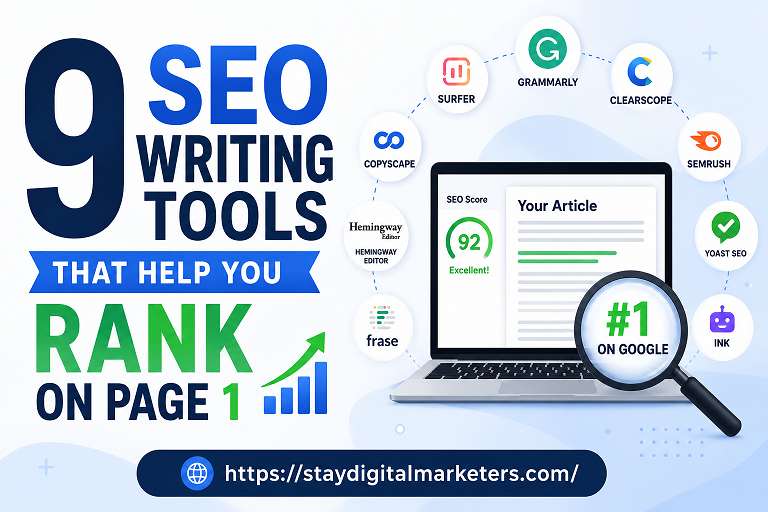 9 SEO Writing Tools That Help You Rank on Page 1