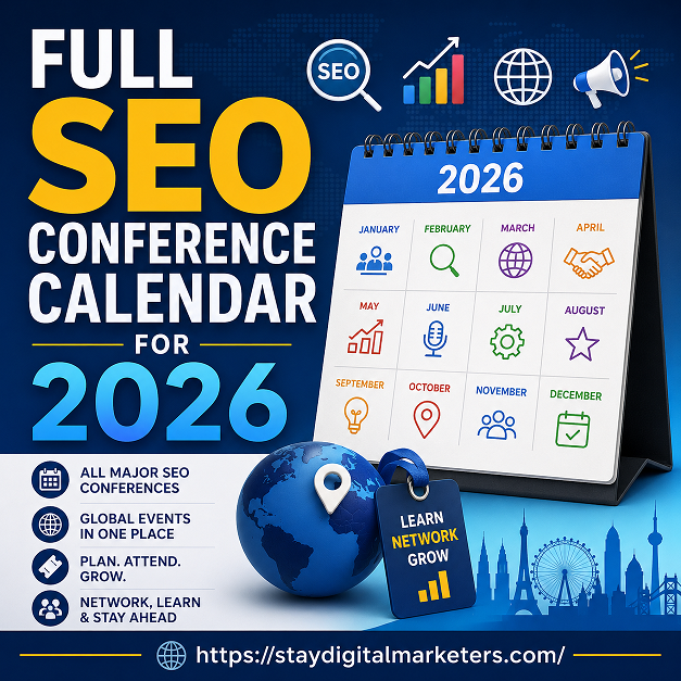 Full SEO Conference Calendar for 2026