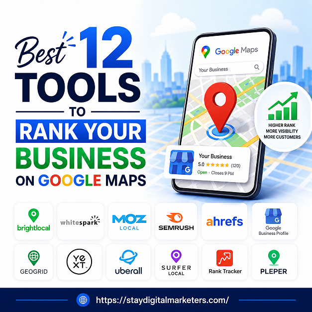Best 12 Tools to Rank Your Business on Google Maps