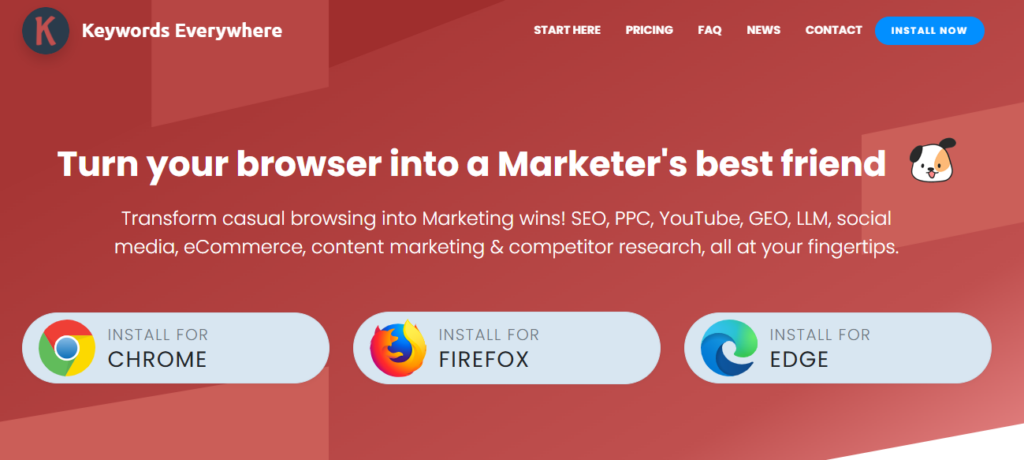 Keywords Everywhere: Lightweight Browser-Level Research