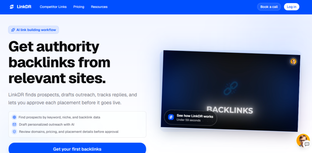 LinkDR: AI-Powered Link Acquisition for Teams That Want Results Without Outreach