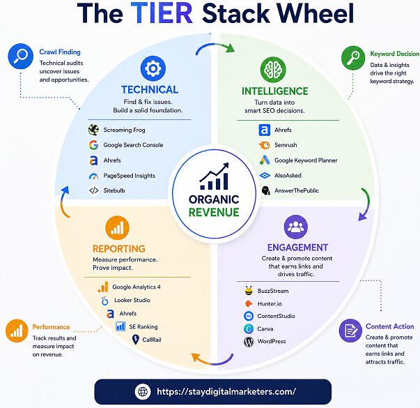 The TIER Stack Wheel by Stay Digital Marketers