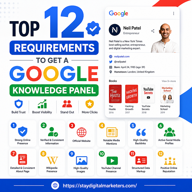Top 12 Requirements to Get a Google Knowledge Panel
