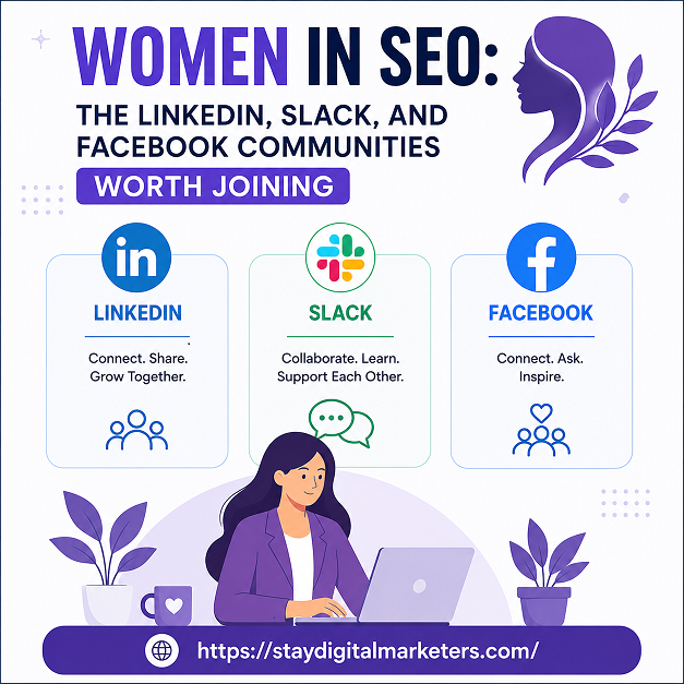 Women in SEO The LinkedIn, Slack, and Facebook Communities Worth Joining