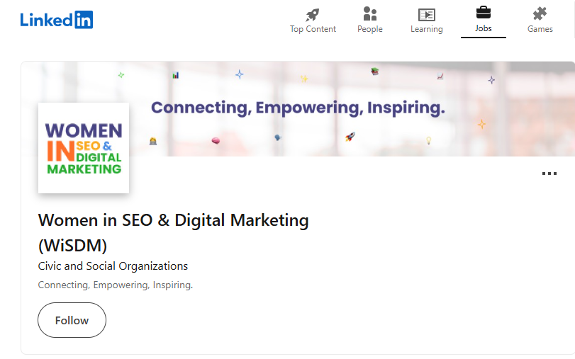 Women in SEO and Digital Marketing (LinkedIn Group)