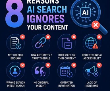 8 Reasons AI Search Ignores Your Content