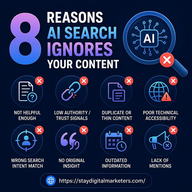 8 Reasons AI Search Ignores Your Content