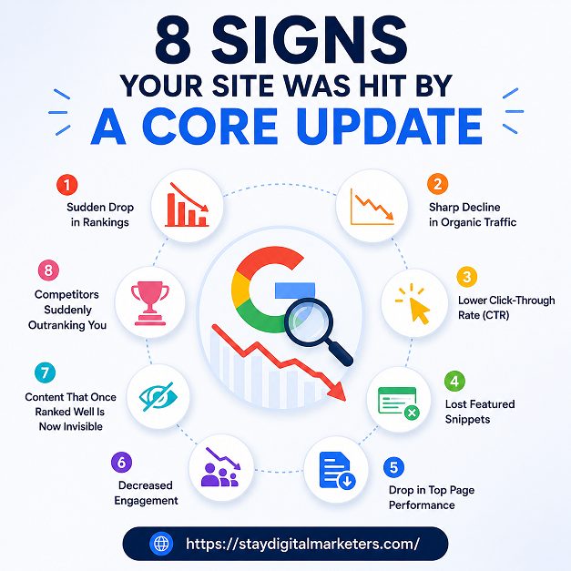 8 Signs Your Site Was Hit by a Core Update
