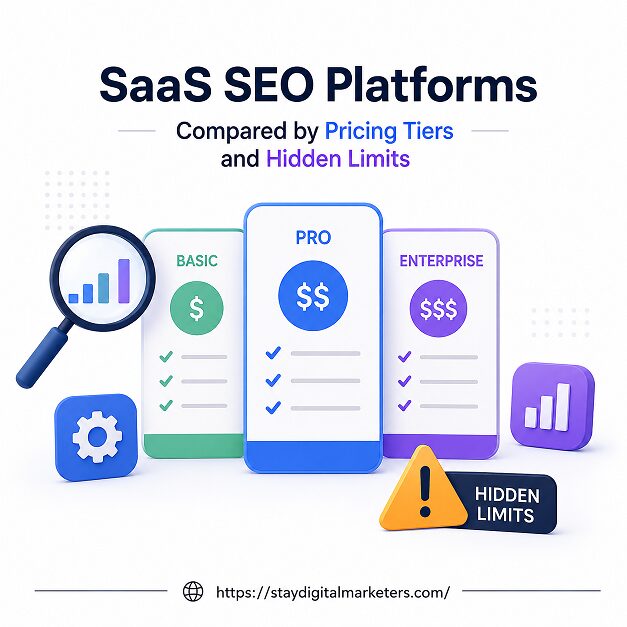 SaaS SEO Platforms Compared by Pricing Tiers and Hidden Limits