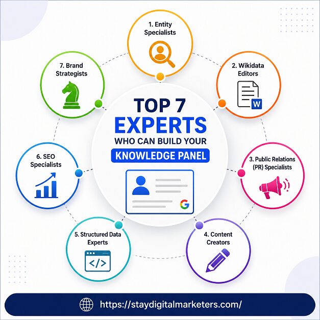 The Seven Experts who can build your Knowledge Panel by Stay Digital Marketers