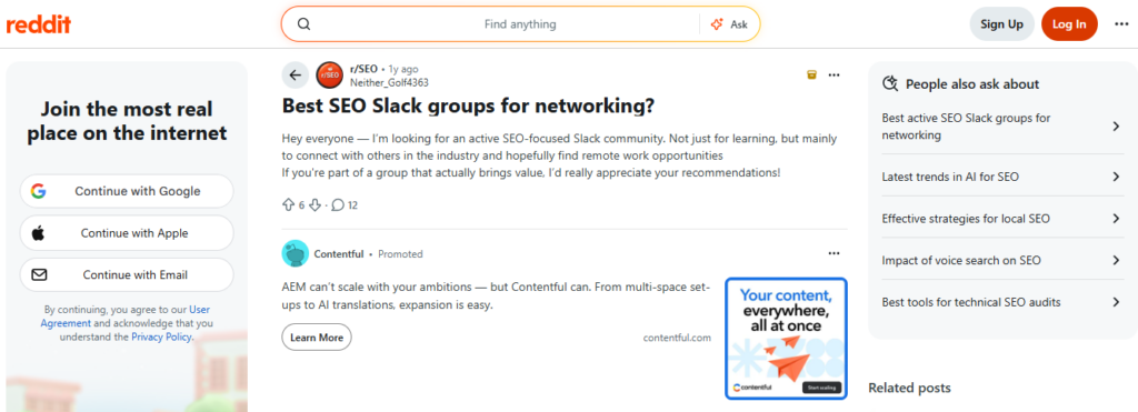 Is Reddit Still Useful for SEO Networking or Just for Research?