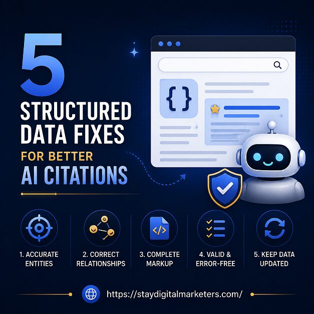 5 Structured Data Fixes for Better AI Citations