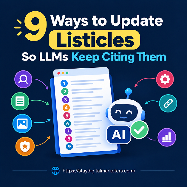 9 Ways to Update Listicles So LLMs Keep Citing Them
