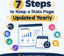 7 Steps to Keep a Stats Page Updated Yearly