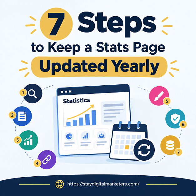7 Steps to Keep a Stats Page Updated Yearly
