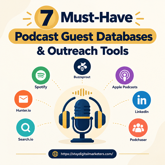 7 Must-Have Podcast Guest Databases & Outreach Tools