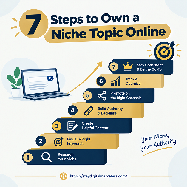 7 Steps to Own a Niche Topic Online