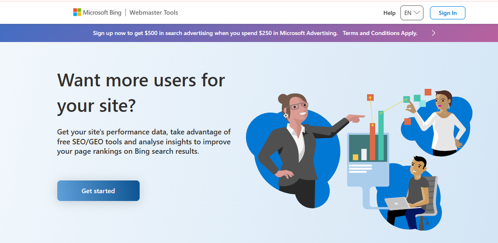 Bing Webmaster Tool