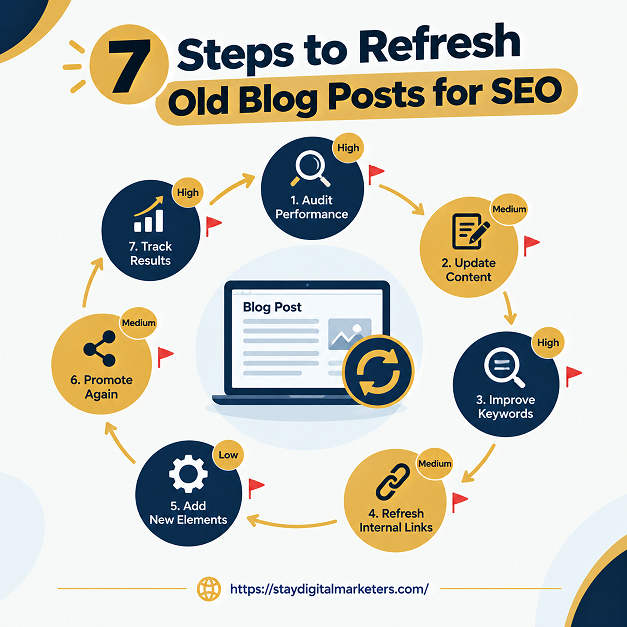 Steps to Refresh Old Blog Posts for SEO