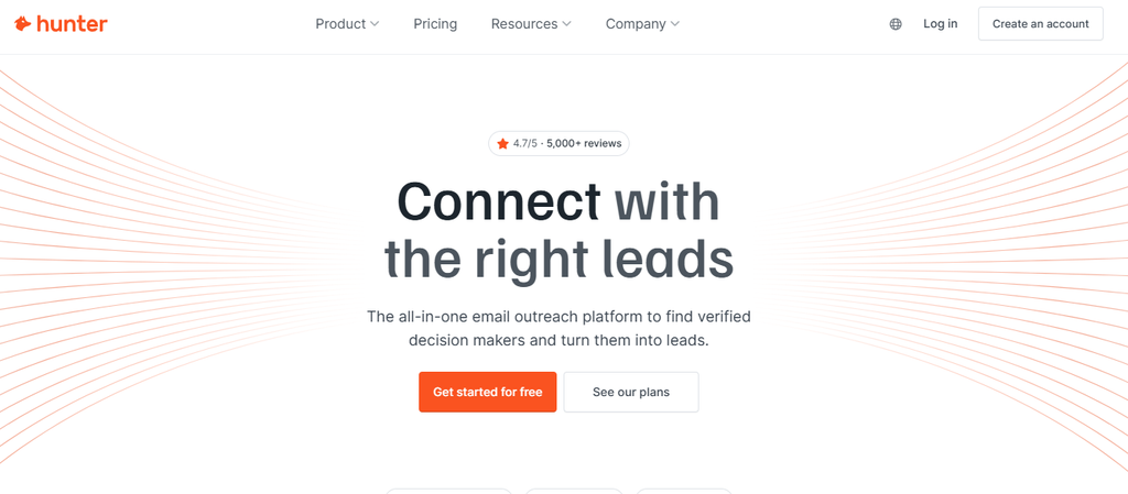 Hunter: Best for Finding Host Email Addresses